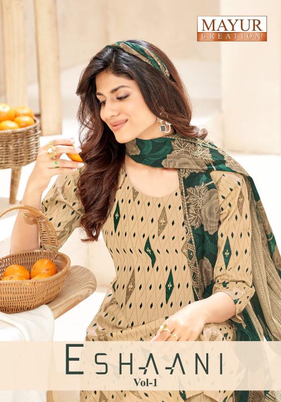 Mayur eshaani vol-1 wholesaler in dress materials pune maharashtra
